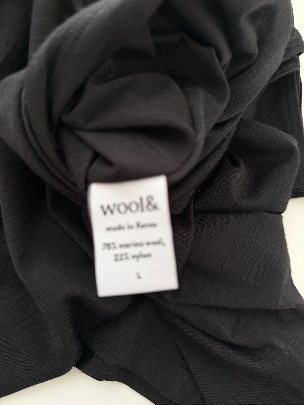 wool& Black Reversible Sleeveless Dress - Picture 4 of 8